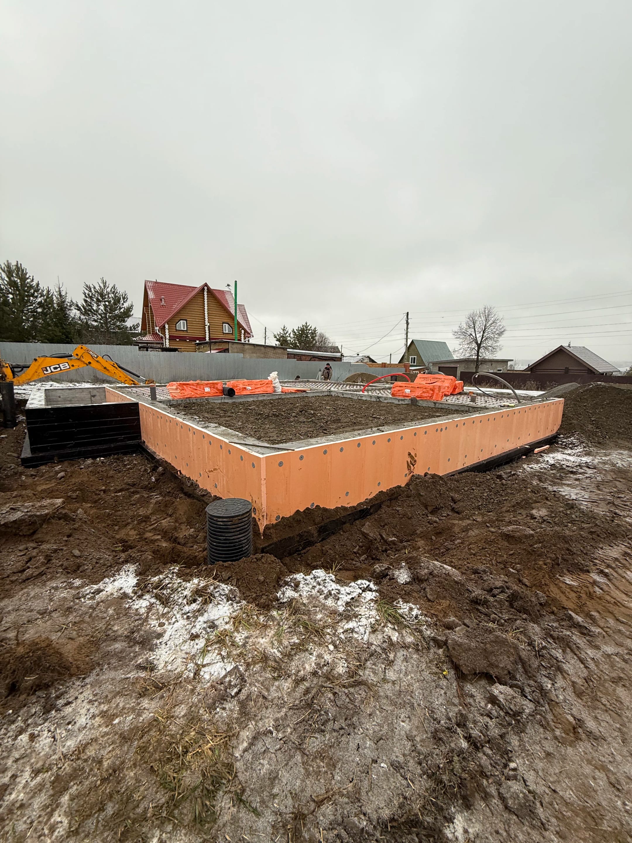 Утепление цоколя (ЭППС)