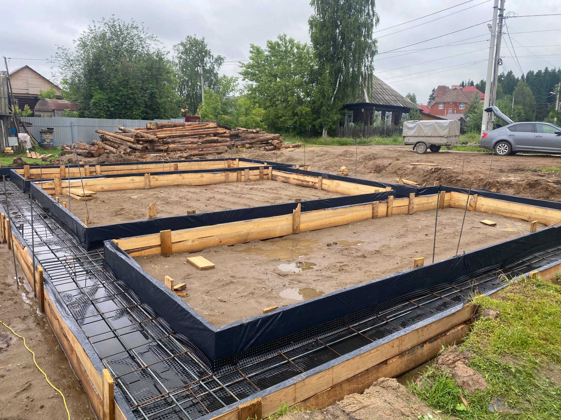 Монтаж прочной опалубки